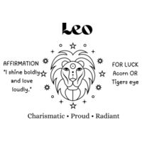 Leo Zodiac Black print - AS Colour Womens Maple Tee - AS Colour Womens Maple Organic Tee 3 Design