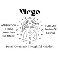 Virgo Zodiac Black print - AS Colour Womens Maple Tee - AS Colour Womens Maple Organic Tee 4 Design