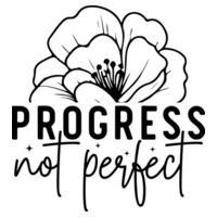 Progress not perfect - Cloke Women's Standard Crew Neck Sweat Design