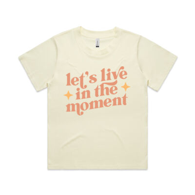 Let's live in the moment - AS Colour Womens Martina Tee Thumbnail